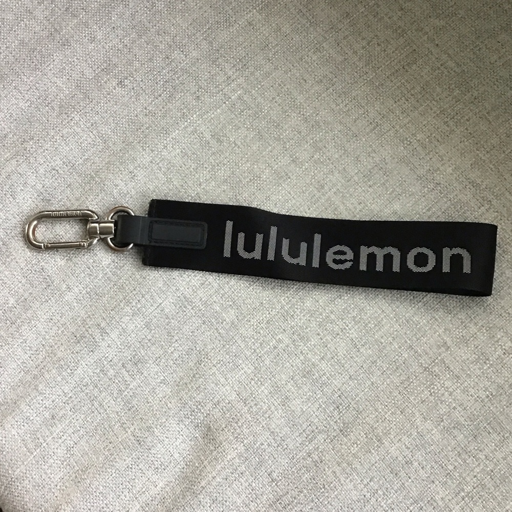 Lululemon Black Keychain